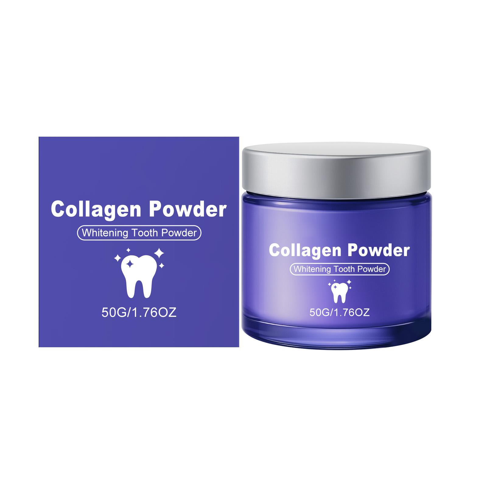 

Collagen Tooth Powder, Gently Cleanses Teeth And Refreshes The Mouth білий