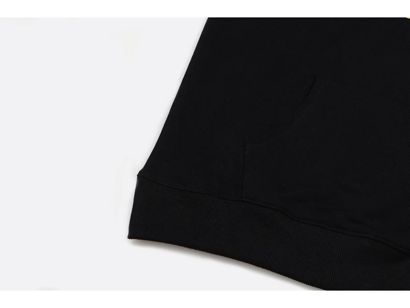 Unisex Klassisches GALLERY Print Reines Baumwoll Kapuzenpullover