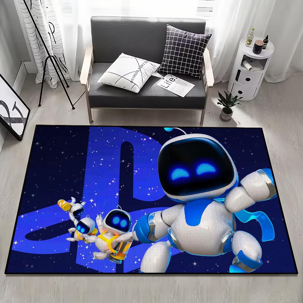 Cute A-AstroS Bot Game Door Mat Welcome Entrance Balcony Bathroom Floor Non-slip Rug Bedroom Carpet Home Decoration