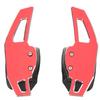 2pcs Car Ste ing Wheel   Paddles Aluminum Alloy AntiSlip Int ior Decoration Accessories(Red )