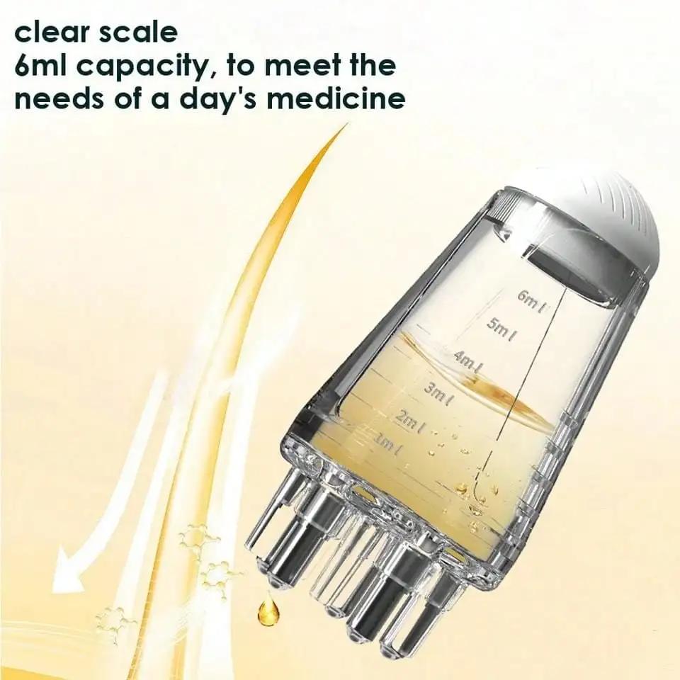 Mini Portable Scalp Massage Comb Hair Growth Essence Oil Liquid Applicator for Healthy Hair Roots