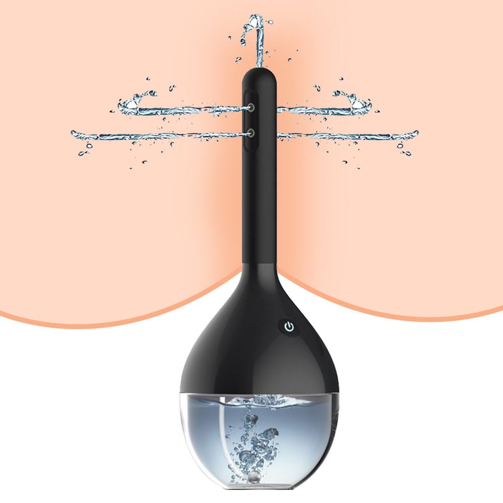 Fully Automatic Enema Cleaning Container Vagina & Anal Cleaner Douche Bulb Design Silicone Health Tool Sex Toys For Woman/Man
