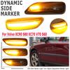 2x For Volvo XC90 S80 XC70 V70 S60 2001- 2009 LED Dynamic Turn Signal Light Side Marker Sequential Lamp Blinker Indicator