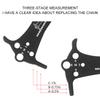 2pcs MTB Road Bike Chains Gauge Bicycle Chain Wear Indicator Checker Screw Diameter Measurement Ruler Cycling Repair Tool Calipe
