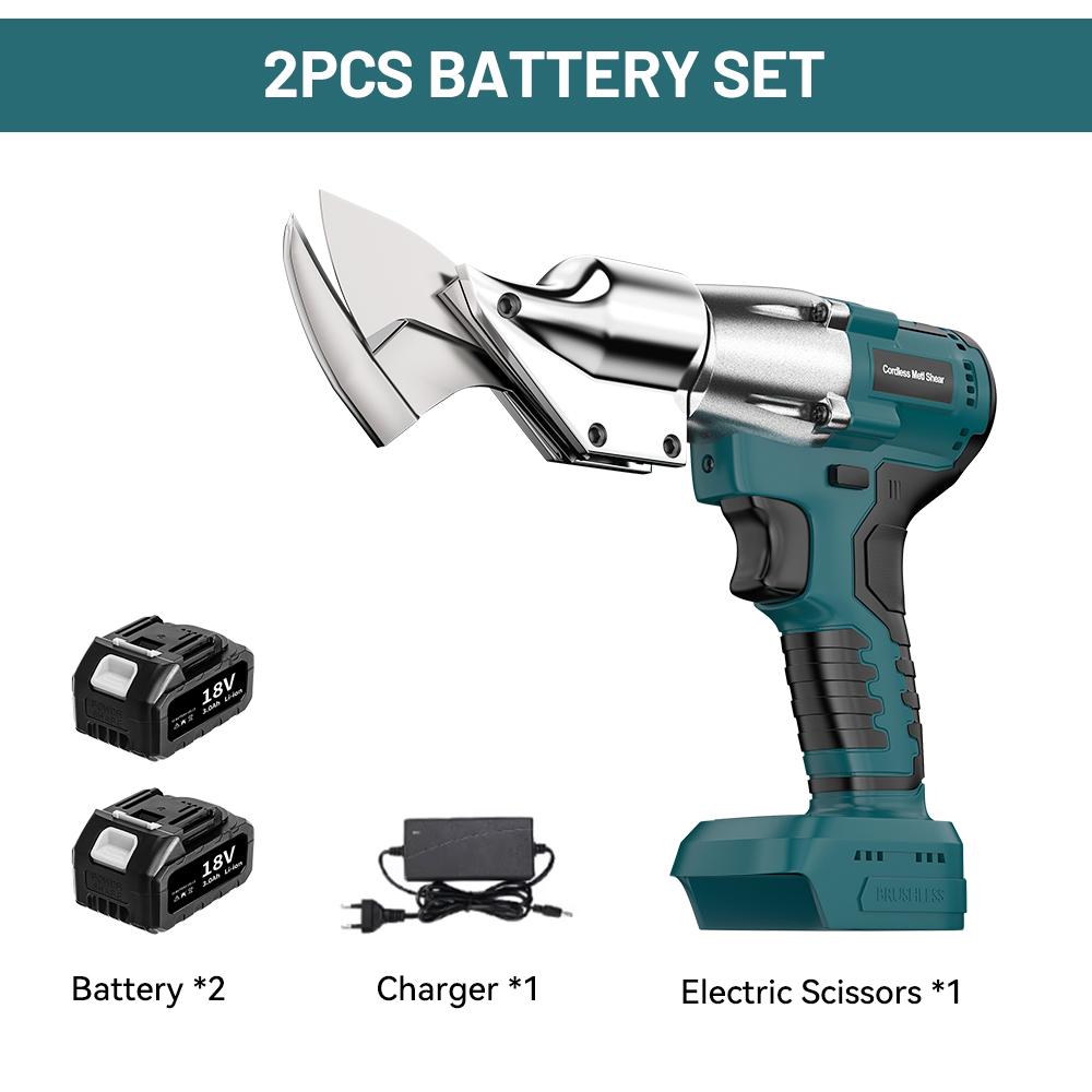 3MM Electric Scissors Metal Cutting Tools Cordless Iron Sheet Shears Carbon Steel Cutter Power Tools For Makita 18V Battery