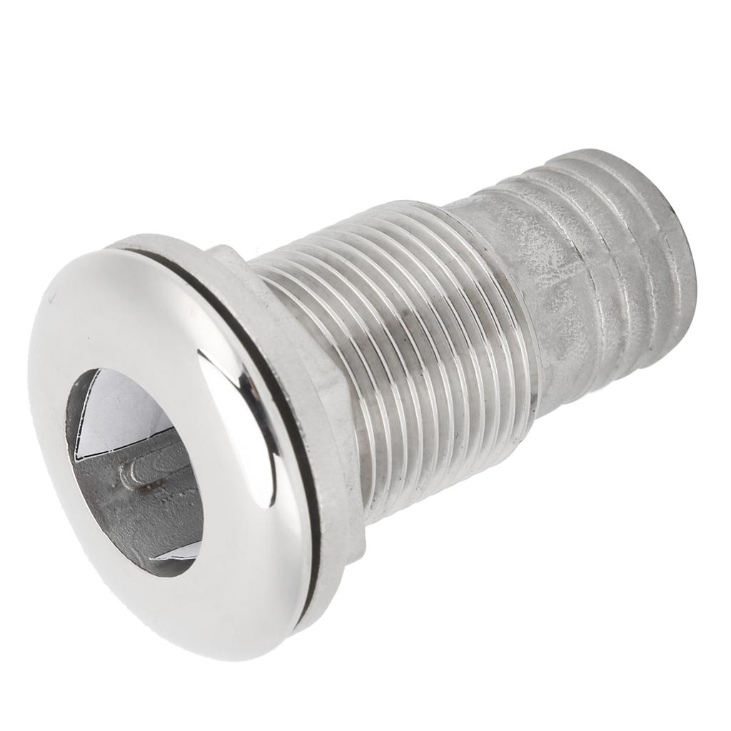Marine Boat Thru Hull Fitting Connector Stainless Steel Hose Tail Barb Marine Hardware11 2inch