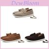 Lazy Slip On Mens Casual Shoes With Durable Pu Upper For Summer Walking Comfort