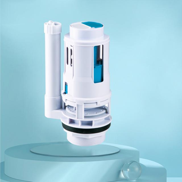 NUCA 3-Inch Dual Flush Valve for 2-Piece Hotel toilets and Urinals светло-серый