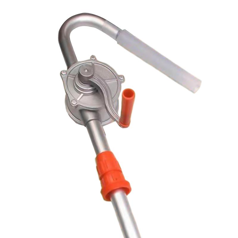 Car Manual Oil Transfer Pump Hand Pump Aluminum Alloy Hand Crank Oil Pump Manual Pump Liquid Transfer Pump Car Accessories