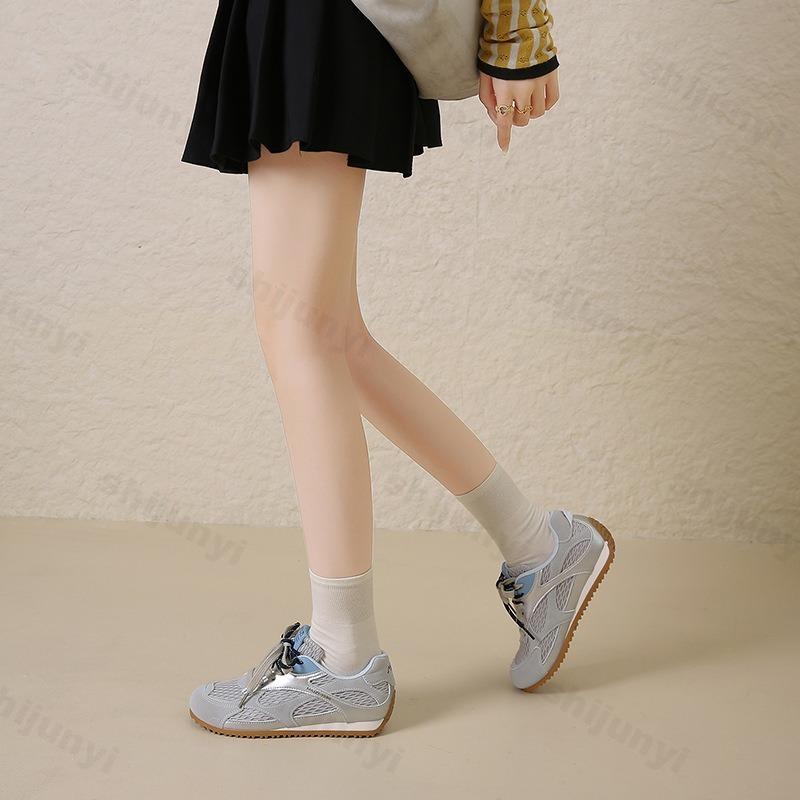 Fashion Women Casual Sports Shoes 2025 Comfortable Breathable Non Slip Outdoor Running Shoes Thick Soled Autumn Fashion Vulcanized Shoes