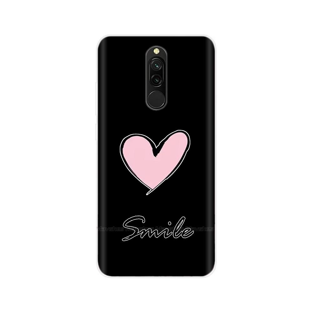 For Redmi 8 8A Pro Case TPU Silicone Shockproof Cat Phone Cover For Redmi 8 8A 7 7A redmi7 Transparent Funda Printing Soft Coque