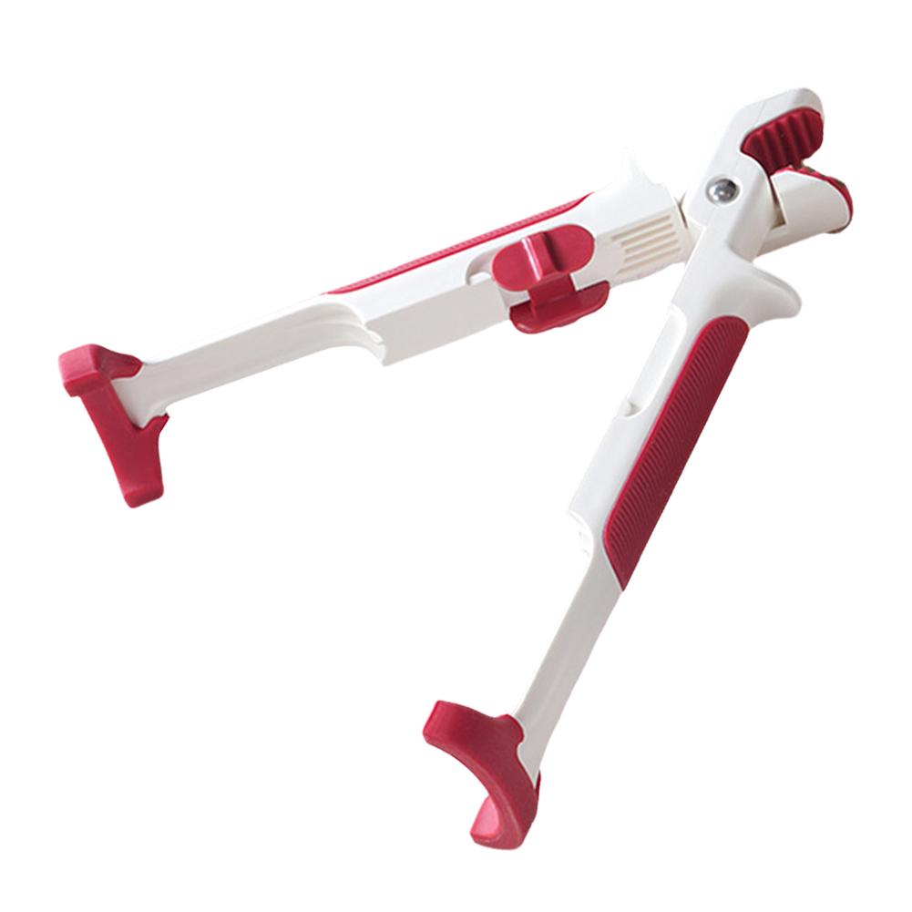 2-in-1 Silikon Schüsselhalter Clip Rutschfest Langer Griff Schüsselgreifer Hitzebeständiges Geschirr Tellerheber Werkzeug für Zuhause Küche