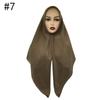 High Quality Malaysian Ladies Hijab Scarf Solid Color Cotton Oversize Square Scarf Muslim Shawls and Wraps Hijabs Foulard Femme