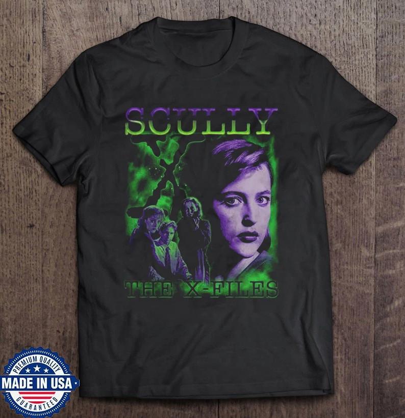 

Dana Scully The X-Files Black Cotton T Shirt Full Size S-4XL 4XL