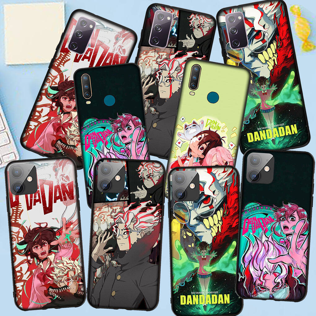 Phone Case for iPhone 17 16 15 Plus Huawei P30 P20 Lite Redmi Note 14 12 11 13 Pro Max OPPO A60 A80 A40 A18 A38 DAN DA DAN Okarun Dandadan Ayase Momo