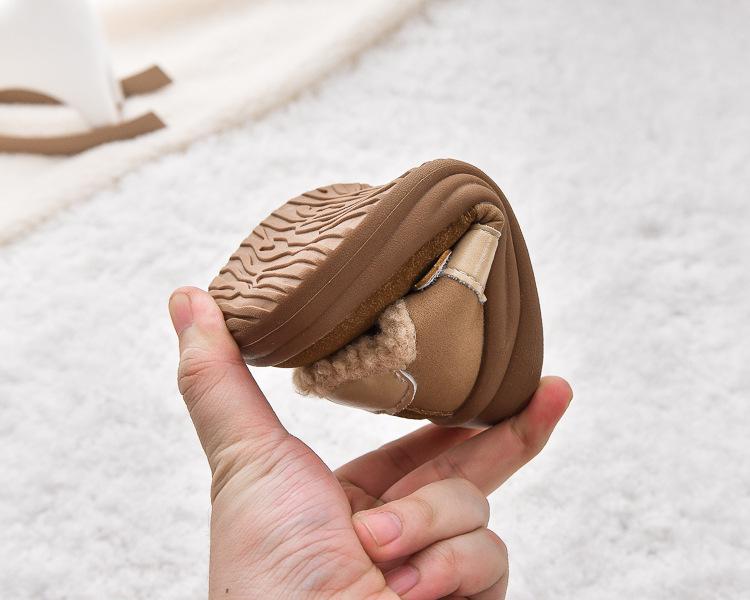 Wasserdichte Winter-Sneaker und Schneestiefel für Kinder mit Fleecefutter