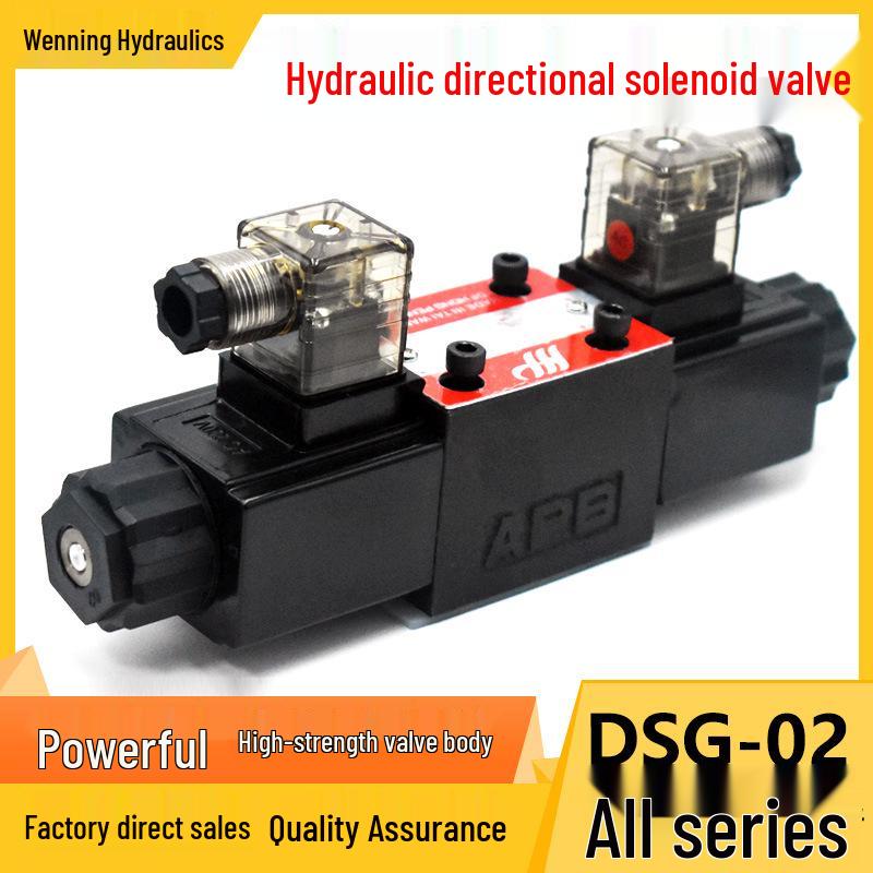 Hidrauliskais solenoida vārsts DSG02-3C sērija: Trīspozīciju