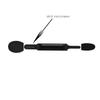 Deksias 100 Double Eyeshadow Eyeshadow Makeup Makeup Makeup Tools Tips, Brushes, Brushes, Tips, (Black)
