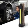 Magnetic LED Work Light with Retractable Hook Multifunction 360 Degree Rotating Rechargeable   Flashlight for Vehicle Emergency Repair