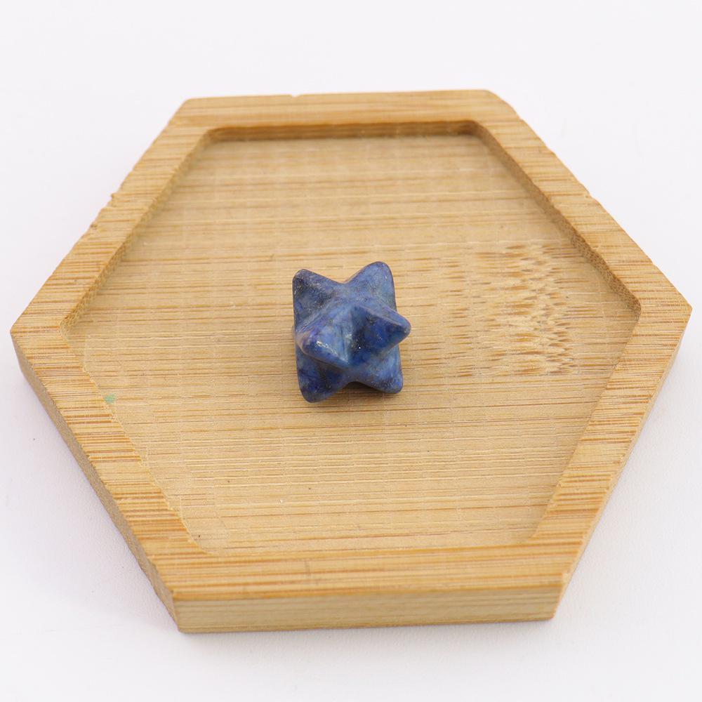 Crystal Merkaba Star Ornament - 13mm Hexagram Design