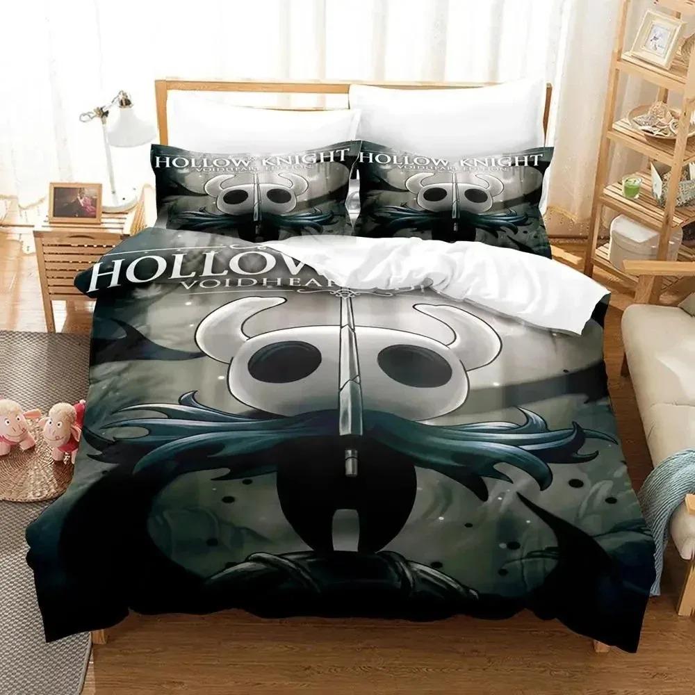 Anime Game Hollow Knight Bedding Collection Duvet Cover Bed Collection Quilt Cover Pillowcase Comforter King Queen Size Boys Adult Bedding Collection