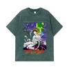 275 GSM Washed T-shirts 100% Cotton Evangelion V1 Print Unisex Heavy Cotton T Shirt