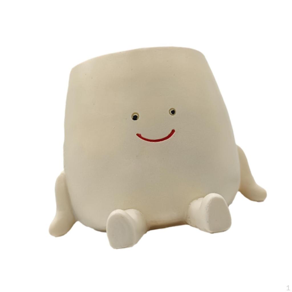 Adorable Cartoon Flower Pot for Home Decor
