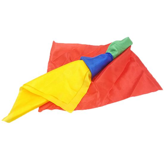 Silk Scarf Smooth Surface Exquisite Cloth Simple Operation Magical Scarf for Street