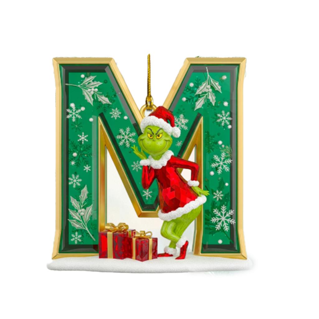 2D Christmas Decoration Pendant Christmas Tree Tag Theme Party Crafts Ornament