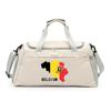 Belgium Flag Printed Shoulder Bag Large Capacity Travel Luggage Bag Basketball Handbag Fitness Yoga Couple Bag