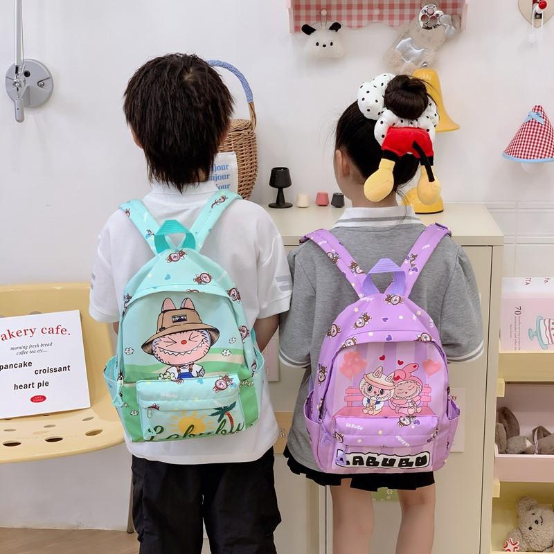 Kindergarten Primary School Students Schoolbag Cartoon Animation Cute Printed Boys And Girls Schoolbag Large Capacity Children'S Backpack