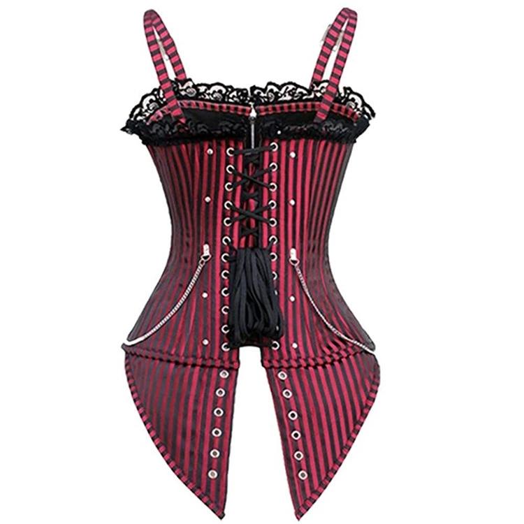 JYL TS zipper buckle punk Gothic court shapewear