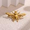 1 Pezzo Spilla Decorativa Fiore di Sole a Spirale Geometrica Colore Oro Elegante Spilla da Donna Acciaio Inossidabile Impermeabile Gioielli per Festa Matrimonio