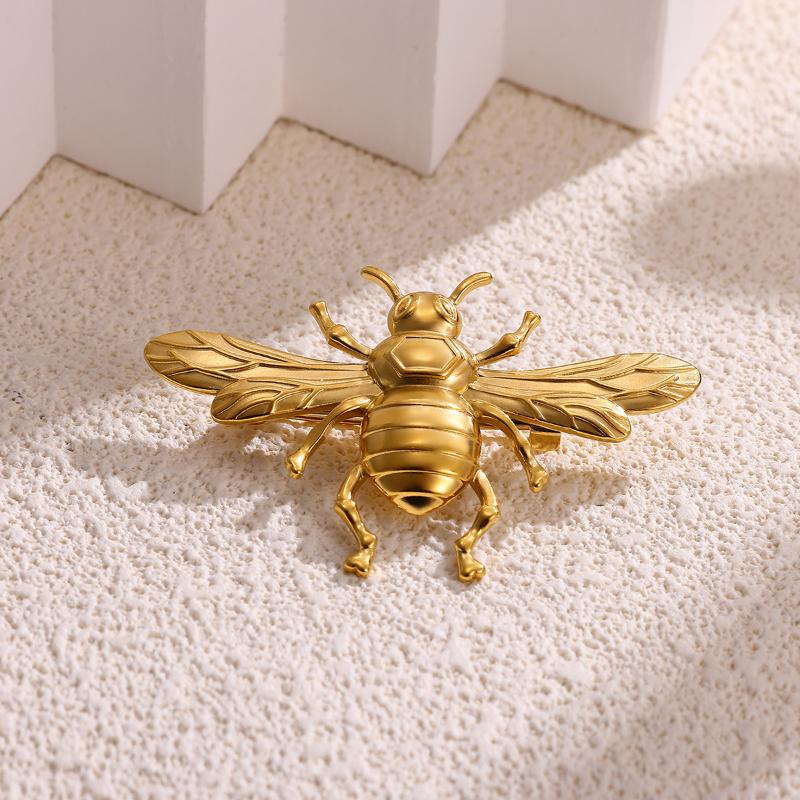 1 Pezzo Spilla Decorativa Fiore di Sole a Spirale Geometrica Colore Oro Elegante Spilla da Donna Acciaio Inossidabile Impermeabile Gioielli per Festa Matrimonio
