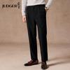 Judger Herren Samt Kordhose Gerade Leg Casual Hose
