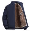 Middle-aged and elderly men's fleece thickened dad jacket