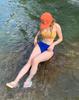 2024 Korean Dongdaemun INS Style Terry Cloth Bikini Swimsuit