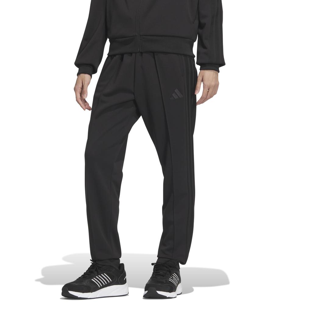 Adidas JZR03 Tapered Track Black a Three Stripes Jersey Bottom Men's Pants, (JV6991), Must-Have