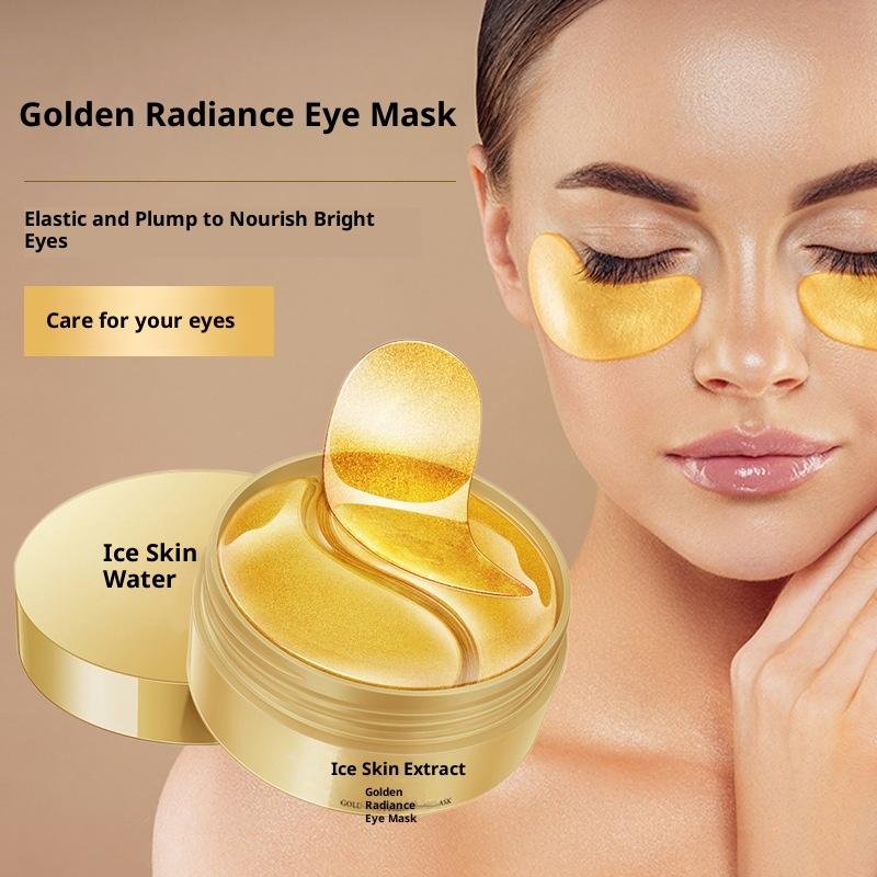 Gold Glittering Moisturizing Eye Mask Moisturizing Fade Eye Lines Fine Lines Dark Circles Moisturizing Eye Patch