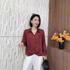 2026 Spring Slimming Long-Sleeve Solid Color Shirt - Stylish, Youthful & Flattering