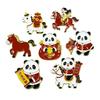 New Year Festive Horse Brooch: Symbol of Success and Wealth - Beautiful Metal Badge for Backpack and Clothes Decoration