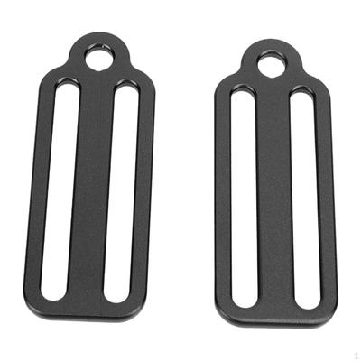 2Pcs Gewicht Gürtel Sliders Harness Seite Befestigung Schnallen Schnorcheln Snap Band für Dive Getriebe