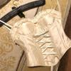 Vintage Bow Lace Sling Top Tank Chic Slim Ruffle Short Skirt Sleeveless Sexy Outfit Fluffy Cake Skirt Spicy Girls
