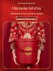 Red Wedding & Housewarming Joy Buckets - Large Plastic Pair in Vibrant Red