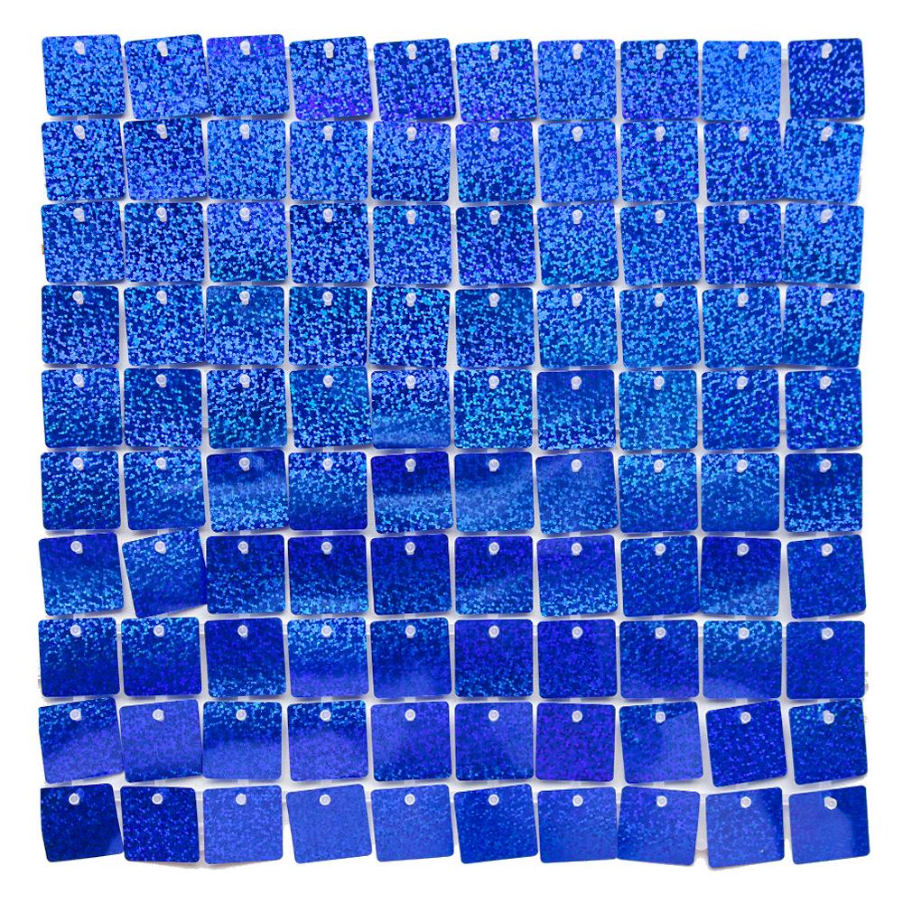 Square Shiny Snap-Lock Wind-Driven Sequin Panels for Background Wall Decoration