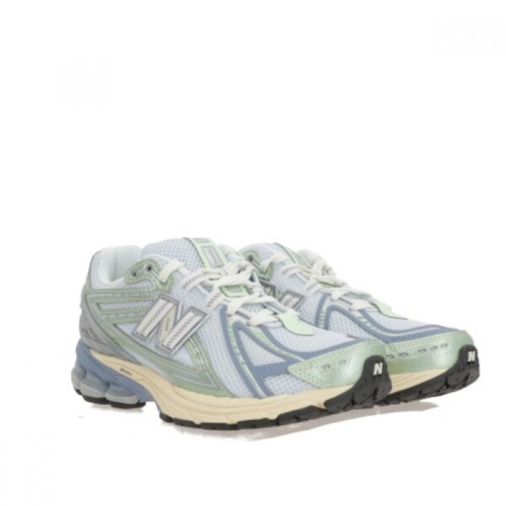 

New Balance Light Blue Mesh Multicolor Eco Leather Low Top Sneakers U1906rne US5