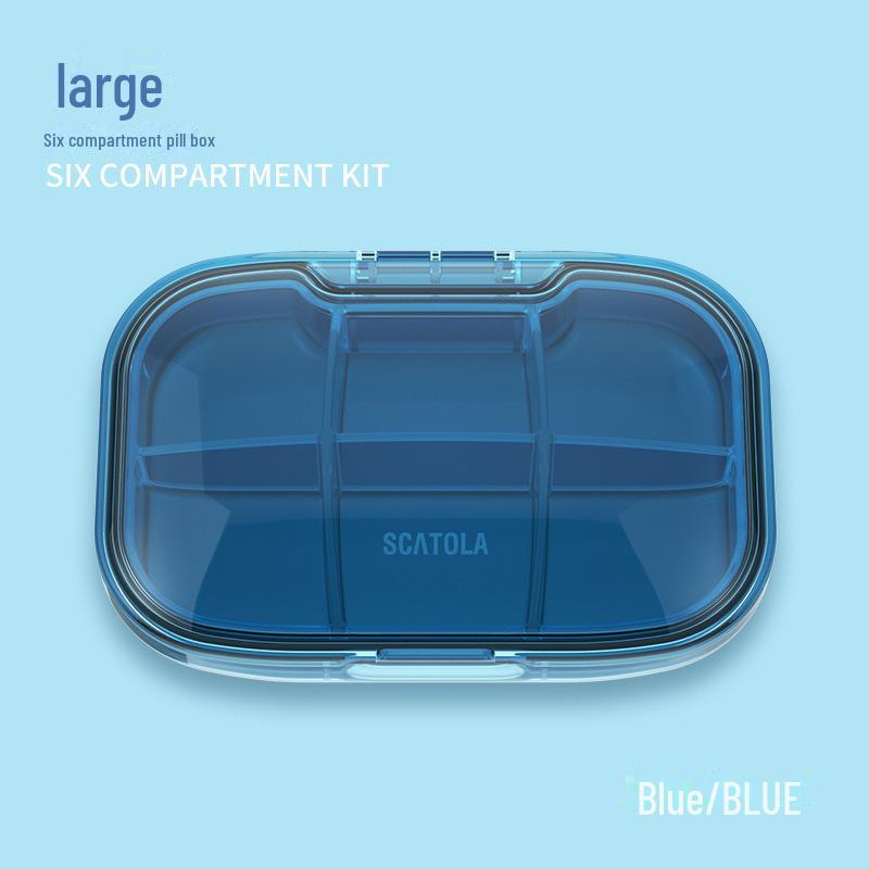 Přenosný lékárnička s více přihrádkami na cesty