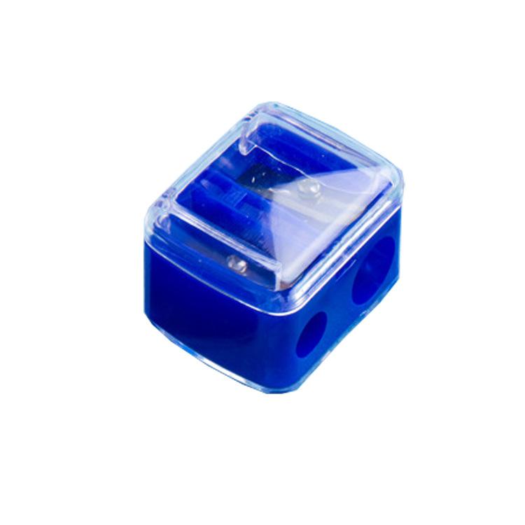

Eyeliner Pencil Eyebrow Pencil Makeup Pencil Sharpener Size Double Hole Design Pencil Curling Tool синий
