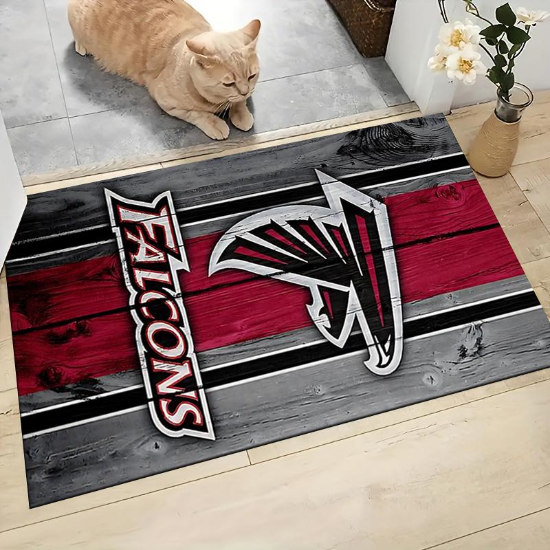 Atlanta Falcons Logo Art Carpet Rug Soft Washable Anti Slip Home Living Room Sofa Mats Personalized Christmas Rug