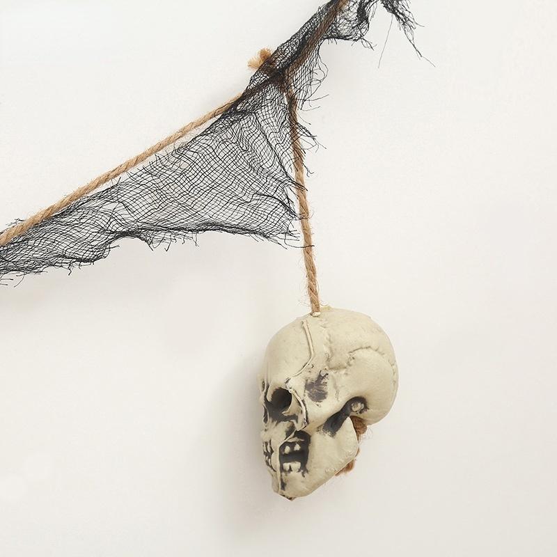 Halloween Skull Garland Decoration Terror Skull Hand Bone Hanging String Ghost Banner Garland Halloween Party Supplies